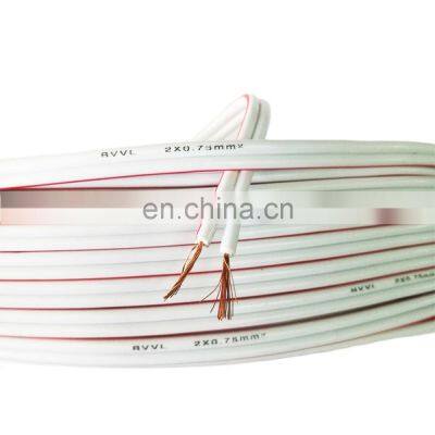 Pure copper flat pvc 2*2.5mm electrical wire cheap prices cable and wire 22550