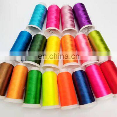 Computer Viscose Embroidery Thread Neutral Color Rayon Sewing Thread 120 Rayon Embroidery Thread