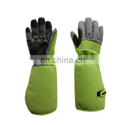 Custom Long Gardening Gloves For Women Men Thorn Proof Logo Garden Gloves