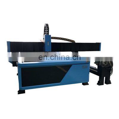 cnc steel pipe tube plasma cutting machine air plasma cutter pipe cutting machine with rotary device