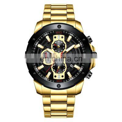 CURREN 8336 Relojes-hombr al por mayor Calendar Waterproof Quartz Six-Hand Men's Watch from China