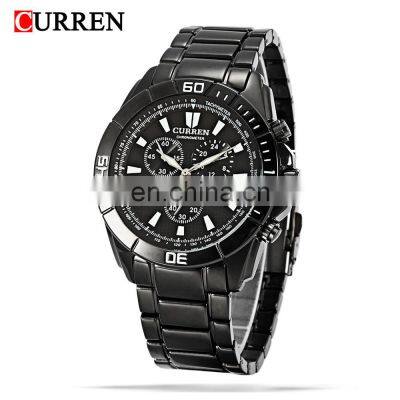 CURREN Men's Watch Waterproof Quartz Men's Watch Steel Belt Men's Watch Business Casual Hand