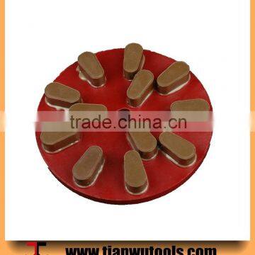 8" abrasive resin polishing plate for granite factory works