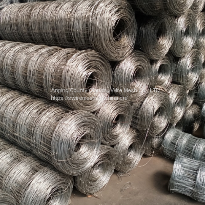 Galvanized Steel Wire Material Field Fence Cattle Nets Grassland Fence Corrosion Resistance photo-3