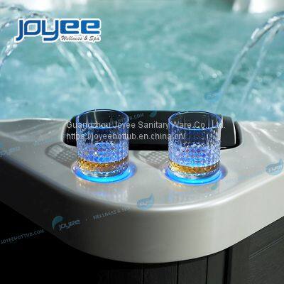 JOYEE Holiday Party Winter 5 Persons Best Acrylic Big Size Garden Hydro Whirlpool Outdoor Spa Hot Tub With Good Factory Price photo-3