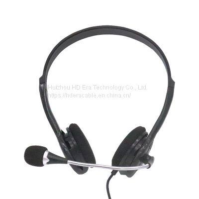 HDERA Computer Headset 3.5mm Headset Classroom for The Student Headphones HD808