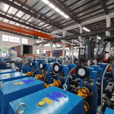 HF Welded Carbon Steel Pipe Tube Mill Production Line