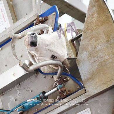 Full Set Automatic Cattle Slaughter Line For Ritual Rotary Slaughtering Box For Cow Slaughtering Equipment