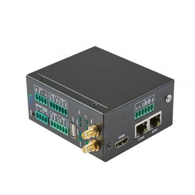 Small-Volume ARMxy Series Edge Computer Gateway with RS485, DI, DO, 4G/WiFi Node-Red MQTT