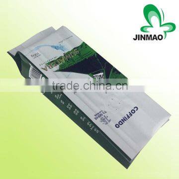 Flexible plastic packaging bag coffee