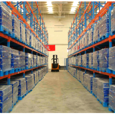 Schwerlast stapelbare Außen-Galvanisierte automatische Lagerhalle Zwischengeschoss-Krag-Tröpfchenregal Metallstahl-Paletten-Shuttle-Regal photo-5