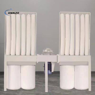 Woodworking Double Silent Dust Collector Cyclone Shakron Industrial Wood Vacuum Dust Cleaner