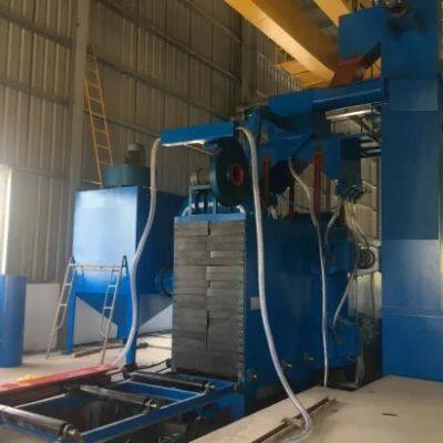 Efficient surface rust removal roller through shot blasting machine with one click start operation