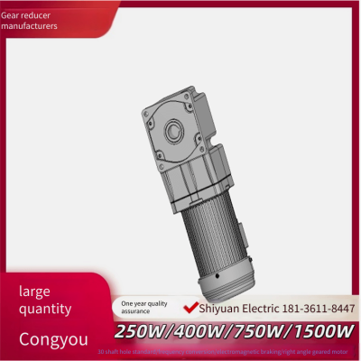 400 Вт прецизионный исследовательский полый редуктор, Shiyuan SG30RC-400-40S средний асинхронный угловой редукторный двигатель