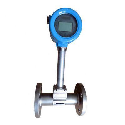 DN15 - DN1000 OEM Medidor de flujo de vórtice de acero inoxidable con pantalla digital Sensor de alta precisión para la medición efectiva del flujo de líquidos y gases