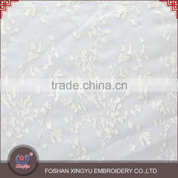 New design promotional lighting and soft water soluble flower embroidery tulle custom lace fabric