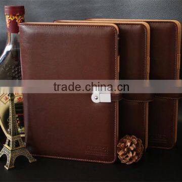 PU Soft Cover Notebook With USB Flash Disk photo-2
