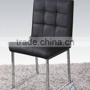 Popular black Leather Restaurant Dining Chair                        
                                                Quality Choice