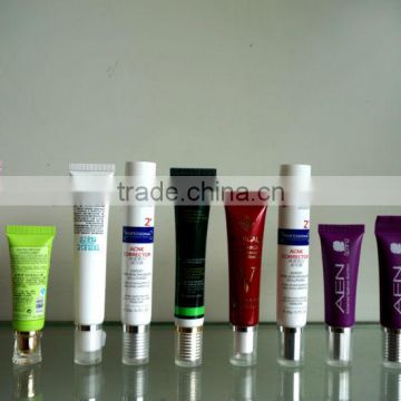 Soft tube for cosmetic packaging, plastic cosmetic containers,cosmetic plastic tube