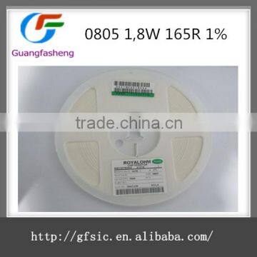 Electronic components Resistor 0805 1,8W 165R 1%