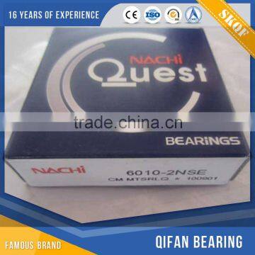 Nachi bearing Deep groove ball bearing 6010 2NSE