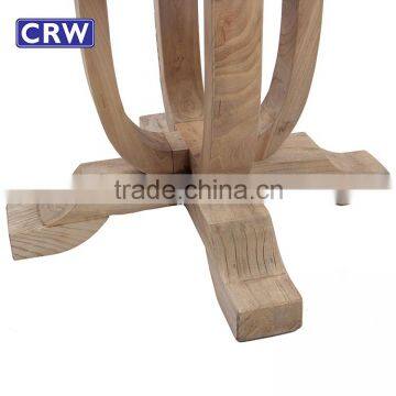 RE-1623 Reclaimed Rough Wood Top Furniture Rustic Coffee Table photo-4