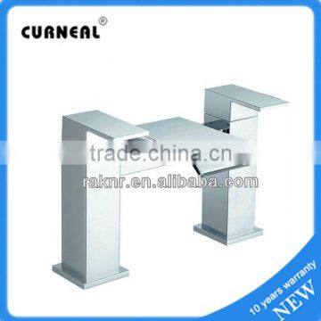 Deck Bath Filler chrome plated basin taps