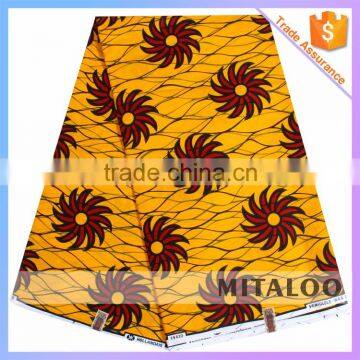 Mitaloo Nice Printed Wax Fabric Cotton Fabric Real Wax MH3025
