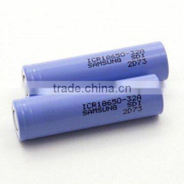 ICR18650-32A rechargeable samsung battery / 3200mah 3.7v li-ion 18650 battery