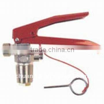 CO2 fire extinguisher valve