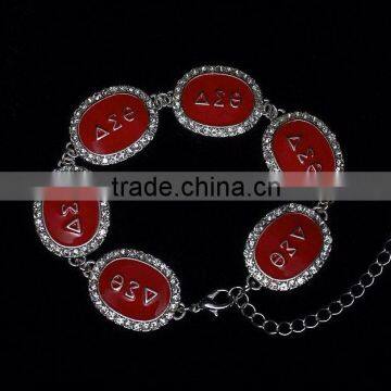 Delta Sigma Theta Sorority crystal dst bracelet jewelry