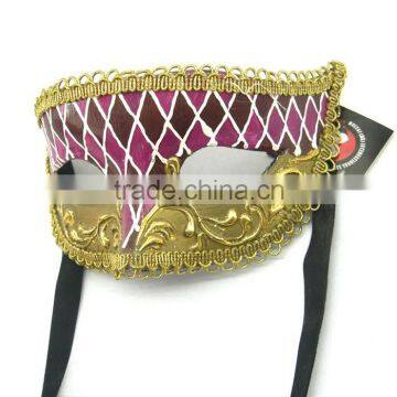 Custume Carnival Accessories HT-HF022 Plastic Half Face Party Eye Mask and Wholesale Eye Mask photo-4