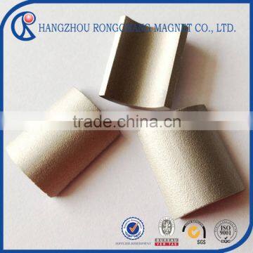 Permanent SmCo arc magnet foe motor