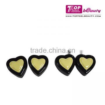 heart shape chocolate lipgloss lip balm for girls