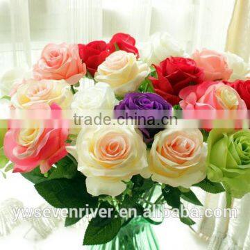 Single rose wholesale!Super value multi-level simulation flower flower/fake flowers sitting room decorate the balcony