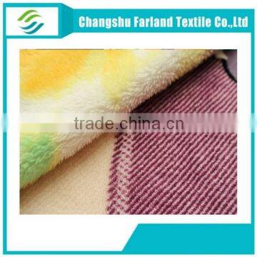 Printed Flannel Fleece Fabric ,warm and soft for Bed sheet and Blanket,Jiangsu,China