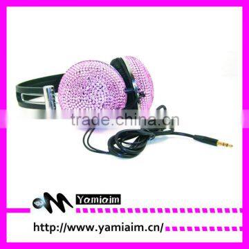 Yiwu Cheap wholesale Rhinestone headphones