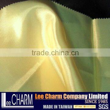 Luxury Silver Gold Satin Fabric Piece Dyed Material photo-5