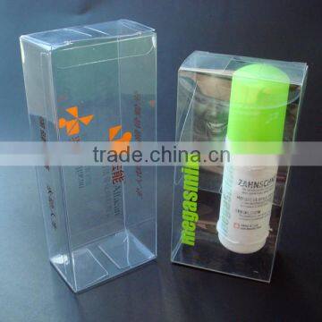 clear PET plastic packing box