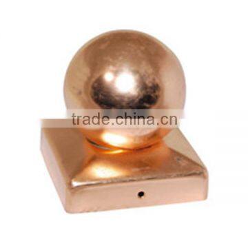 Top Sale 121x121mm Orbicular Shape Aluminum Fence Post Cap photo-2