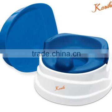 PM3328 New Design Colorful Plastic Step Potty Trainer Baby Toilet Seat/baby Product With Step Stool photo-3