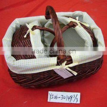 beautiful willow picnic baskets