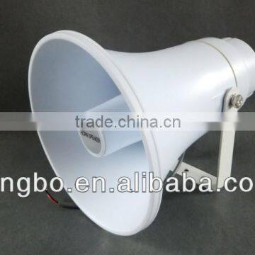Diverse Transformer Tapping Outdoor PA Horn Speaker 15w Round Loundspeaker