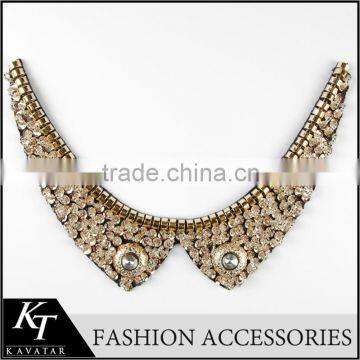 Sew on Sequin Neck Garments Collar/2014 Hand Bead Neckline