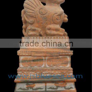 chinese foo dogs stone statue