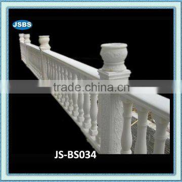 Hand Carved White Marble Balcony Balustrade JS-BS034