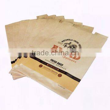 custom printed bread paper bag manufacture