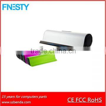 tablet wireless audio bluetooth speaker Aluminium 3W*2 1000mAh