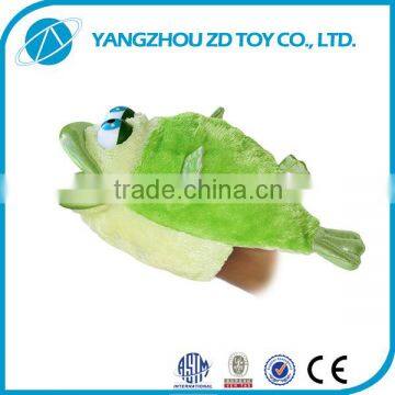 wholesale gift new style kids plush hand puppet fish