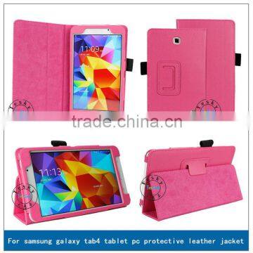 for samsung galaxy tab 4 case ,book style leather flip cover case for galaxy tab 4 tablet case